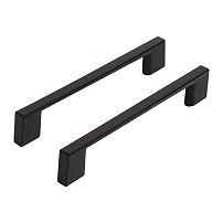 StahlBuro A302-128 2шт., BL матовый черный. Ручка-скоба мебельная (15, 150) StahlBuro A302-128 2шт., BL матовый черный. Ручка-скоба мебельная (15, 150)