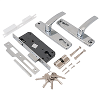 Апекс 1330/60-CR хром м/о 80 Замок врезной с/руч (16)