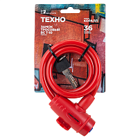 АВАНГАРД ВС-Т10 (1000 мм) ТЕХНО КОРАЛЛ Замок велосипедный тросовый (60,10)