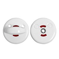 Сантех.завертка к ручкам АЛЛЮР 0350WC WW белый для финских дверей (100,10) Сантех.завертка к ручкам АЛЛЮР 0350WC WW белый для финских дверей (100,10)