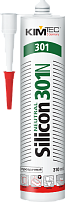 Силикон герметик 301N KIM TEC прозрачный 310 мл. арт.02-01-62 (12)