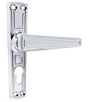 Зенит РФ1-55.01 хром к замку ЗВ 4-3.01 Комплект ручек (20)