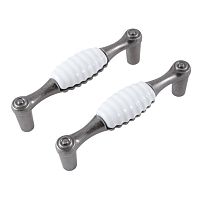 StahlBuro C2496-96 2шт., AS состаренное серебро. Ручка-скоба мебельная (10,100)