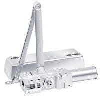 NOTEDO Доводчик дверной DC-020-200 DA с кожухом и кронштейном SILVER до 200 кг серебро (4) NOTEDO Доводчик дверной DC-020-200 DA с кожухом и кронштейном SILVER до 200 кг серебро (4)