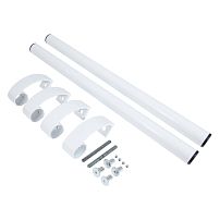 БУЛАТ РС-02.500.9016 белый, регулируемая, ручка скоба для аллюм. и ПВХ дверей,(АРД-02)(16)