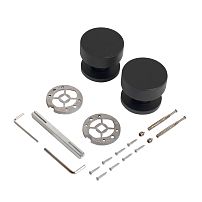 ALLUR ART COLLECTION "IDEALE" BL (57150) матовый черный Комплект ручек (20) ALLUR ART COLLECTION "IDEALE" BL (57150) матовый черный Комплект ручек (20)