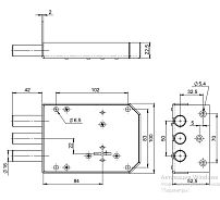 Симеко  ЗН-3*5 кл Замок накладной тяж (10)
