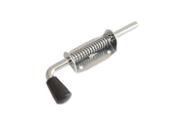 Засов Домарт пружинный  (90) 190мм мод.2 черный d-13мм (10) 