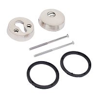 Накладка для ц/м ЗАМКОФФ СР-10 хром для кит. металл. дверей (50,60)