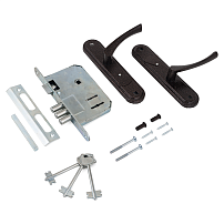 Омега Д-град ЗВ9.1-01 медь м/о 67 Замок врезной с/руч (10)