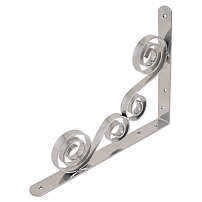 Кронштейн фигурный Домарт мод.7 (300*225) хром (10) Кронштейн фигурный Домарт мод.7 (300*225) хром (10)