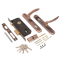 АЛЛЮР 0211 AC ст.медь Замок врезной с/руч  (10)