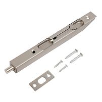 АЛЛЮР 01-160 SN мат. никель Шпингалет торцевой (320,40) АЛЛЮР 01-160 SN мат. никель Шпингалет торцевой (320,40)