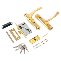 СТАНДАРТ 103/50 GP латунь Замок врезной с/руч (30) СТАНДАРТ 103/50 GP латунь Замок врезной с/руч (30)