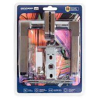 АЛЛЮР АРТ "ВЕНСАН" SN/CP+L45-8 SN (2682/S45) мат.никель/хром Комплект ручка и защелка (20) АЛЛЮР АРТ "ВЕНСАН" SN/CP+L45-8 SN (2682/S45) мат.никель/хром Комплект ручка и защелка (20)