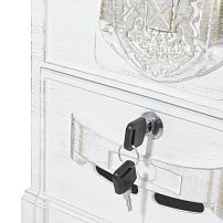 Ящик почтовый АЛЛЮР №4010В антик белый (5)