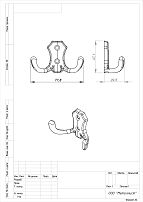 Кунгур №16 пол.медь Крючок-вешалка (50,10!!!) Кунгур №16 пол.медь Крючок-вешалка (50,10!!!)