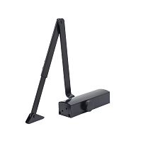 БУЛАТ Доводчик дверной PROFI ДД 802/3 A-B (40-90 кг) черный, морозостойкий(10) БУЛАТ Доводчик дверной PROFI ДД 802/3 A-B (40-90 кг) черный, морозостойкий(10)