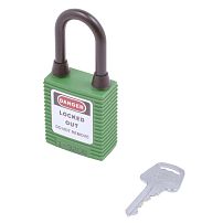 BD-G14DP Green диэлектрический пылезащитный замок навесной нейлоновая дужка BD-G14DP Green диэлектрический пылезащитный замок навесной нейлоновая дужка