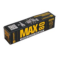 Стандарт MAX 80 (45х35В) SN 5кл мат.никель перф.ключ/верт. Цилиндровый механизм (60,10)