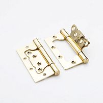 RENZ 100-2BB FH РB без врезки 2 подш лат блест 100*75 Петля дверная 2 шт (50;1!!!)