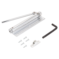 NOTEDO Доводчик дверной пружинный DS-16 хром до 20 кг.БЛИСТЕР (50) NOTEDO Доводчик дверной пружинный DS-16 хром до 20 кг.БЛИСТЕР (50)