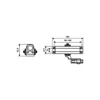 АЛЛЮР Доводчик дверной COMFORT ДД 168/3-5 A-W (до 120 кг) белый RAL9016, морозостойкий (10)