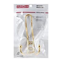StahlBuro 208 A GP золото ЕВРОПАКЕТ крючок-вешалка (160,40) StahlBuro 208 A GP золото ЕВРОПАКЕТ крючок-вешалка (160,40)