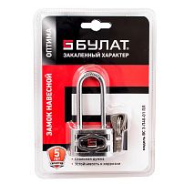 БУЛАТ ВС 3-П40-01 ПЛ стальной 5кл. d=6мм Замок навесной (72,12) БУЛАТ ВС 3-П40-01 ПЛ стальной 5кл. d=6мм Замок навесной (72,12)
