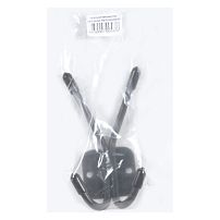 Киров Секрет крючок-вешалка двойной №1 черный (45)