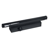 NOTEDO Доводчик дверной DC-045-155 SL+HO+DA+BC BLACK  со скольз.тягой до 150 кг (6)