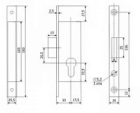 Гардиан PROFI 30.01.16 б/о без ц/м Замок врезной б/руч (24) Гардиан PROFI 30.01.16 б/о без ц/м Замок врезной б/руч (24)