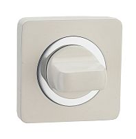 Сантехническая завертка к ручкам RENZ BK 02 BIG W/CP квадр. белый/хром блест.(5)