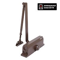 БУЛАТ Доводчик дверной ULTIMATE ДД-150 A-C (80-160 кг) коричневый, морозостойкий(10) 