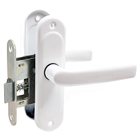 Птимаш ЗЩ1.45 белая Защелка дверная (20) Птимаш ЗЩ1.45 белая Защелка дверная (20)