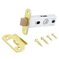 АЛЛЮР АРТ L45-8-PR18 PB золото пластик овал.торц.планка18мм б/ручек Защёлка (100)