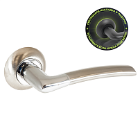 АЛЛЮР АРТ "СТАРК" SN/CP (1482) мат.никель/хром С НАКЛАДКОЙ Комплект ручек (20) АЛЛЮР АРТ "СТАРК" SN/CP (1482) мат.никель/хром С НАКЛАДКОЙ Комплект ручек (20)