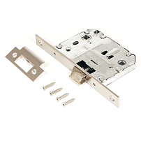 АЛЛЮР АРТ L7050S SN мат.никель планка18мм без ручек с фиксатором Защёлка (40)