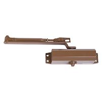 АЛЛЮР Доводчик дверной COMFORT(КОМФОРТ) ДД 165/3-4 A-C (до100 кг) коричн.RAL8024, морозостойкий (10)