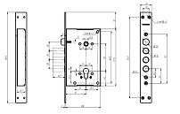 Гардиан 102.11Т б/о без/накл Замок врезной б/руч (10)