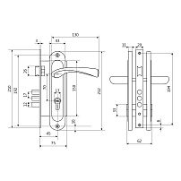 БУЛАТ ЗВ4-3.70.03.03 НОМОС графит 5 перф.кл. Замок врезной с/руч (12) БУЛАТ ЗВ4-3.70.03.03 НОМОС графит 5 перф.кл. Замок врезной с/руч (12)