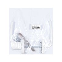 Ручка балкон.с кл.+ кнопка белая двухстор.узкая/обычная,NOVOLINE OPTIMA (Новолайн оптима) белая(40)