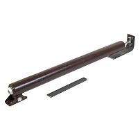 Доводчик дверной пневматический Doorstop (Дорстоп) до 150 кг шагрень корич. (6)