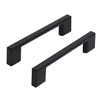 StahlBuro A302-96 2шт., BL матовый черный. Ручка-скоба мебельная (20, 200) StahlBuro A302-96 2шт., BL матовый черный. Ручка-скоба мебельная (20, 200)