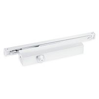 NOTEDO Доводчик дверной  DC-045-155 SL+HO+DA+BC WHITE белый со скольз.тягой до 150 кг (6)