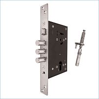 Балашиха ЗВ7 718.0.0 антипаника м/о 85 мм, б/о, без ц/м, Замок врезной тяж (10) Балашиха ЗВ7 718.0.0 антипаника м/о 85 мм, б/о, без ц/м, Замок врезной тяж (10)