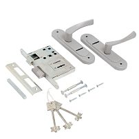 Птимаш ЗВ9-4.07 с пружиной хром Замок врезной с/руч (10) Птимаш ЗВ9-4.07 с пружиной хром Замок врезной с/руч (10)