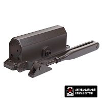 БУЛАТ Доводчик дверной ARCTIC (АРКТИК) ДД 502/4 A-С (60-120 кг) коричневый, морозостойкий (10)