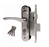 Омега Д-град ЗВ7 хром м/о 55 Замок врезной с/руч (10) Омега Д-град ЗВ7 хром м/о 55 Замок врезной с/руч (10)