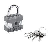 БУЛАТ ВС 0140 ПЛ стальной 5кл. d=6мм Замок навесной (48,6) БУЛАТ ВС 0140 ПЛ стальной 5кл. d=6мм Замок навесной (48,6)